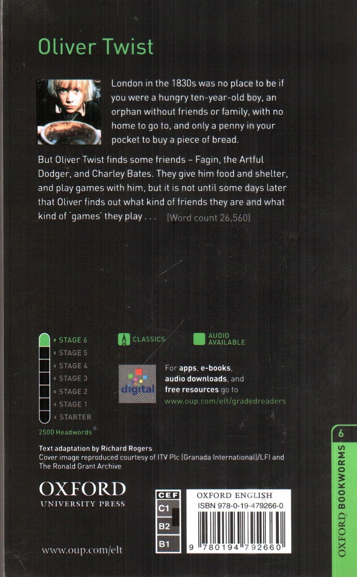 تصویر کتاب Oliver Twist ( Oxford Bookworms 6 )