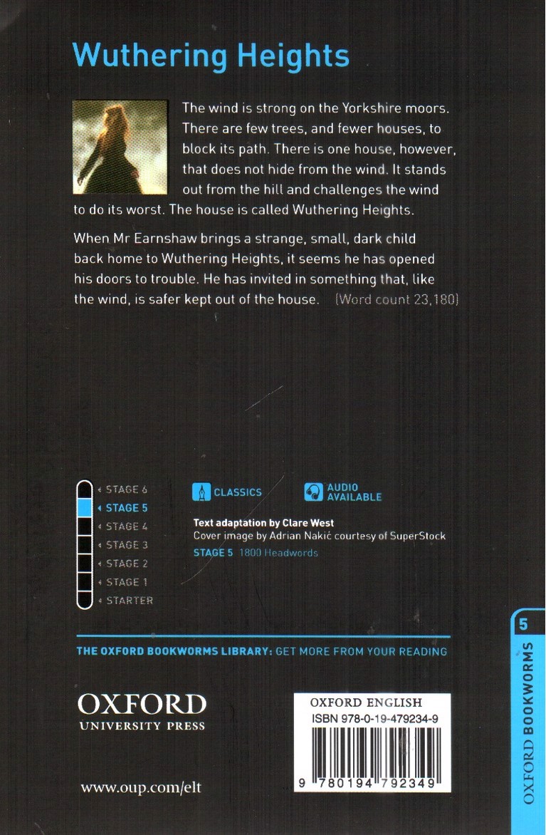 تصویر کتاب Wuthering Heights (Oxford Bookworms 5 )