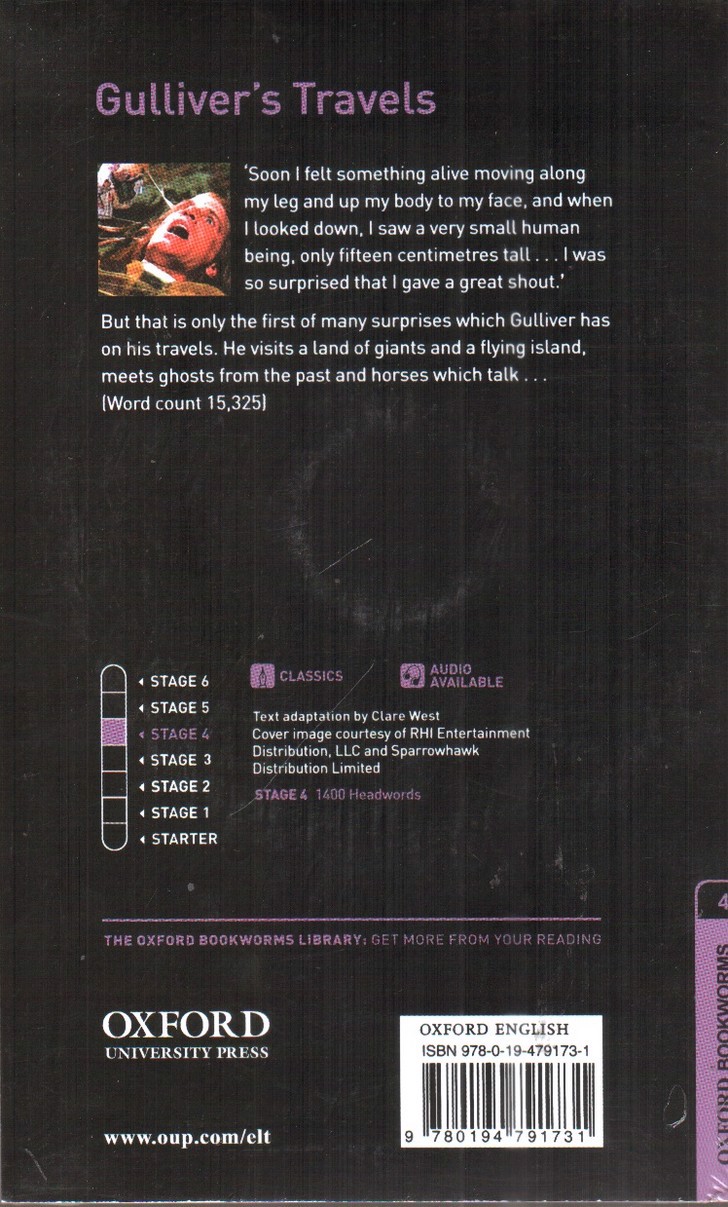 تصویر کتاب Gullivers Travels (Oxford Bookworms 4‭)