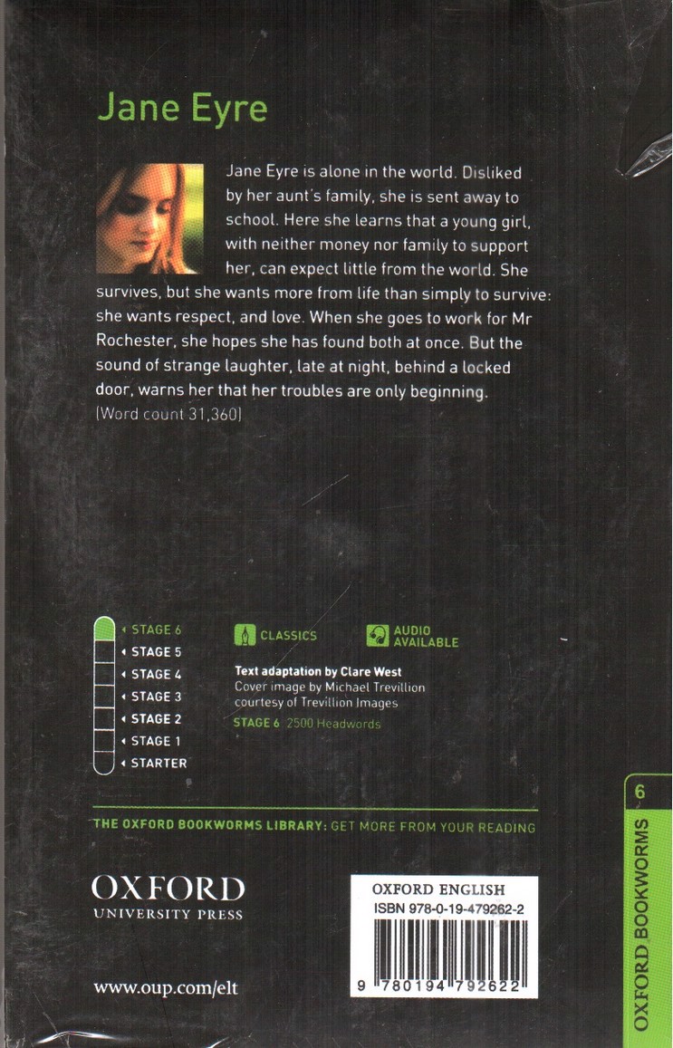 تصویر کتاب Jane Eyre (Oxford Bookworms 6 ) (داستان جیر ایر)