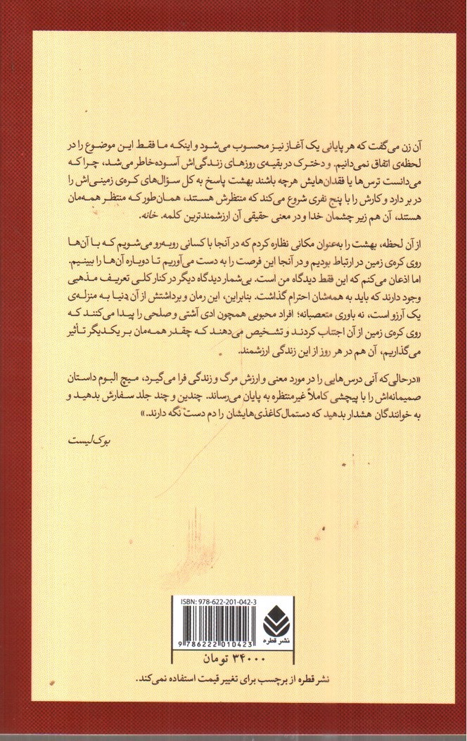 تصویر کتاب نفر دیگری که در بهشت ملاقات می کنید