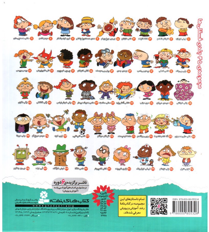 تصویر کتاب مجموعه ی دوم 15 جلدی فسقلی ها