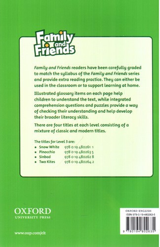 تصویر کتاب Pinocchio(family and friends 3‭)