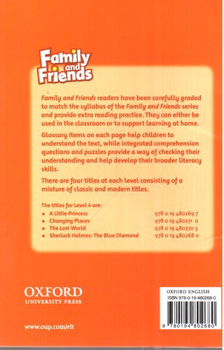 تصویر کتاب Sherlock  Holmes The Blue Diamond (family and friends 4‭)