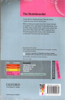 تصویر کتاب داستان اسکیت برد The Skateboarder ( Quick Starter)