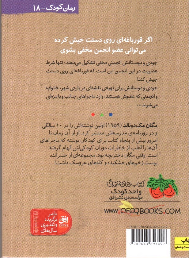 تصویر کتاب جودی دمدمی 1 (جودی انجمن مخفی تشکیل می دهد)