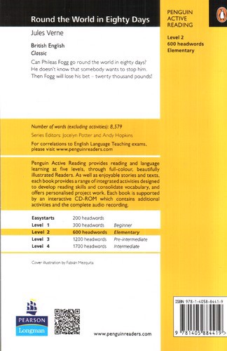 تصویر کتاب Round  The World In Eighty Days (Penguin Active Reading Level 2)