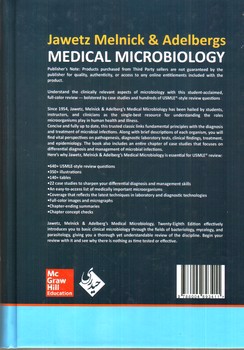 تصویر کتاب میکروب شناسی جاوتز 2019 ( جلد اول) ( ویرایش 28)