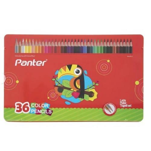 تصویر مداد رنگی 36 رنگی فلزی 103 پنتر