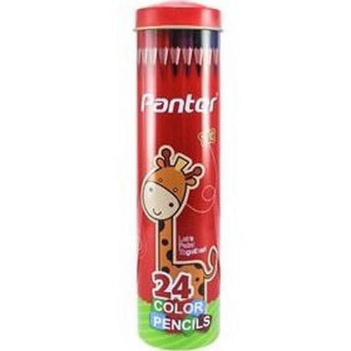 تصویر مداد رنگی 24 رنگ استوانه 103 پنتر