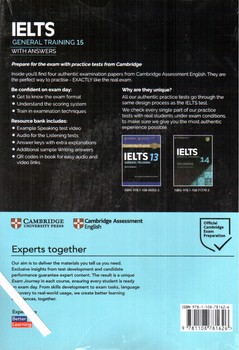 تصویر کتاب Cambridge IELTS General Training 15 (with answers‭)
