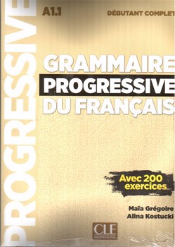 تصویر کتاب گرامر پروگرسیو Grammaire Progressive A1.1 + CD