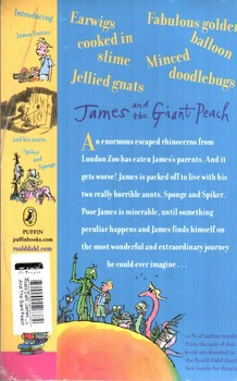 تصویر کتاب رمان Roald Dahl (James And The Giant Peach)