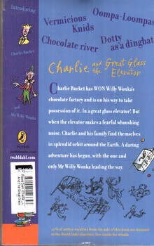 تصویر کتاب رمان Roald Dahl (Charlie And The Great Glass Elevator)