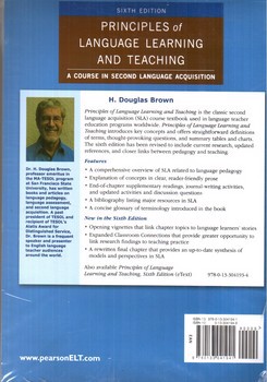 تصویر کتاب Principles Of Language Learning And Teaching (Sixth 6 Edition)