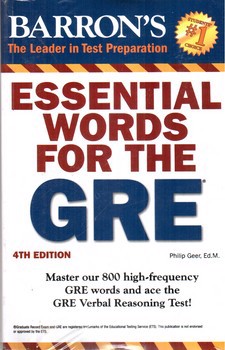تصویر کتاب Essential Words For The GRE( Fourth 4TH edition)
