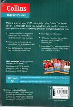 تصویر کتاب Collins Get Ready For IELTS Listening (Pre-intermediate A2+)