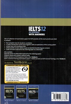 تصویر کتاب کمبریج آیلتس آکادمیک 12 (Cambridge IELTS Academic 12)
