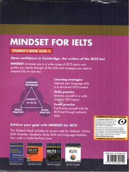 تصویر کتاب کمبریج انگلیش مایندست آیلتس 2 (Cambridge English MINDSET For IELTS) (Students Book 2) (+ CD)
