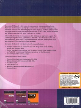 تصویر کتاب کامپلت آیلتس (Complete IELTS) (Bands 4 - 5) (B1) (Students Book) (+ CD)