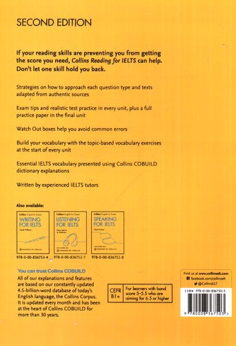 تصویر کتاب Collins Reading For IELTS