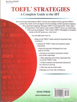 تصویر کتاب تافل نواس TOEFL Strategies iBt + CD