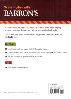 تصویر کتاب آیلتس بارونز (ویرایش 15) (IELTS) (FIFTH EDITION)