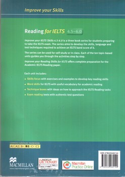 تصویر کتاب ایمپرو فور آیلتس (Improve Your Skills) (Reading for IELTS) (4.5 - 6.0)