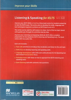 تصویر کتاب ایمپرو فور آیلتس (Improve Your Skills) (Listening and Speaking for IELTS) (4.5 - 6.0)