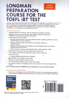 تصویر کتاب تافل لانگمن (ویرایش 3) (Longman Preparation Course For The TOEFL iBt Test ) (Third Edition)