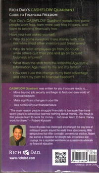 تصویر کتاب چهار راه پولسازی (رابرت کیوساکی) (Cashflow Quadrant)