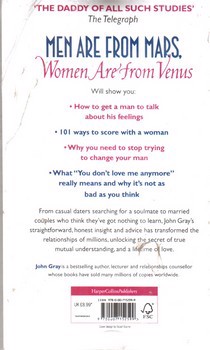 تصویر کتاب مردان مریخی زنان ونوسی Men Are From Mars. Women Are From Venus