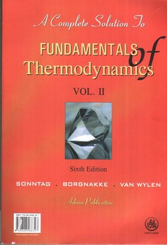 تصویر کتاب تشریح کامل مسایل اصول ترمودینامیک 2 (ویراست ششم)