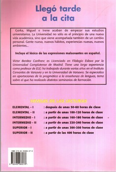 تصویر کتاب داستان اسپانیایی Liego Tarde a La Cita (Nivel Intermedio 2‭)