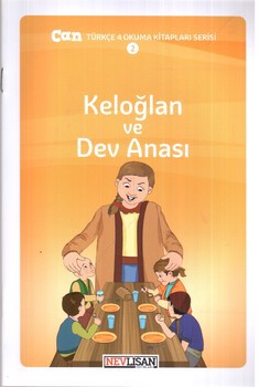 تصویر کتاب داستان ترکی Keloglan ve Dev Anasi (4-2‪)