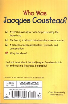 تصویر کتاب داستان ژاک کوستو که بود Who Was Jacques Cousteau