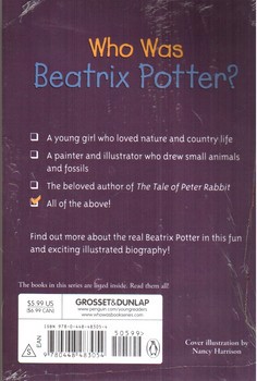 تصویر کتاب داستان بئاتریکس پاتر که بود Who Was Beatrix Potter 