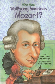 تصویر کتاب داستان موزارت که بود Who Was Wolfgang Amadeus Mozart