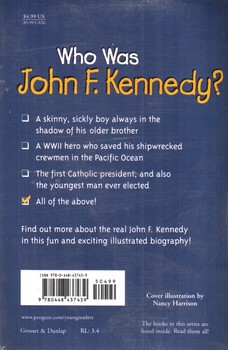 تصویر کتاب داستان جان اف کندی که بود Who Was John F. Kennedy