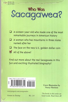 تصویر کتاب داستان ساکاگاوی که بود Who Was Sacagawea