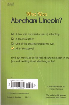 تصویر کتاب داستان ابراهام لینکن که بود Who Was Abraham Lincoln