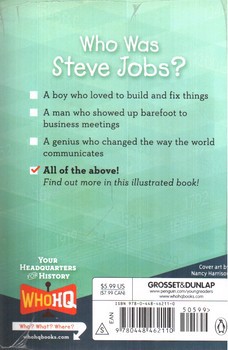 تصویر کتاب داستان استیو جابز که بود Who Was Steve Jobs