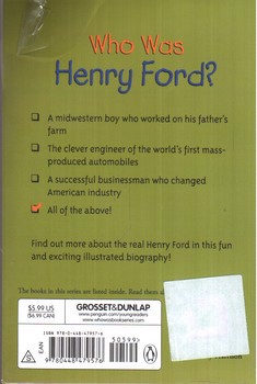 تصویر کتاب داستان هنری فورد که بود Who WAs Henry Ford