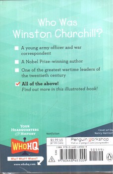 تصویر کتاب داستان وینستون چرچیل که بد Who Was Winston Churchill