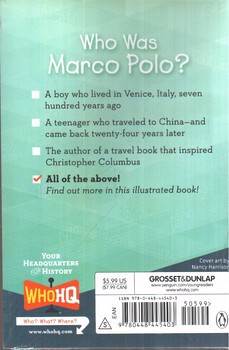تصویر کتاب داستان مارکو پولو که بود Who Was Marco Polo