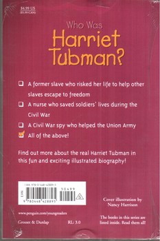تصویر کتاب داستان هریت تابمن که بود Who Was Harriet Tubman