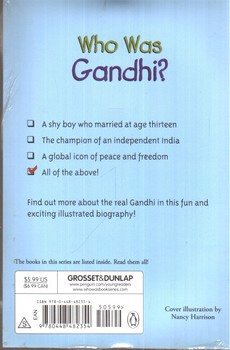 تصویر کتاب داستان گاندی که بود Who Was Gandhi