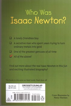 تصویر کتاب داستان ایزاک نیوتن که بود Who Was Isaac Newton