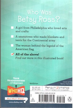 تصویر کتاب داستان بستی راس که بود Who Was Besty Ross