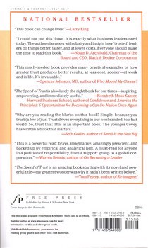 تصویر کتاب The Speed Of Trust (سرعت اعتماد)